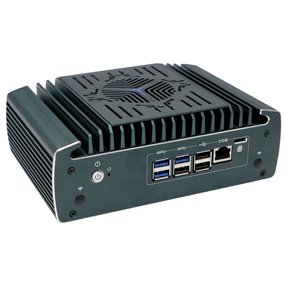 Aparelho firewall roteador macio mini pc intel i5 1235u i7 1255u 6 portas 2.5gbe i225 ddr4 hdmi2 1 dp1 4a suporte opsense pfsense