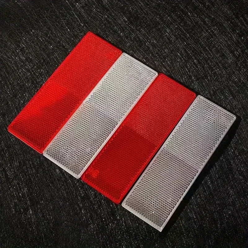 10PCS High Visibility Truck Reflective Stickers Heavy Duty Reflective Strips for Cars Trucks Trailers Safety Reflectors