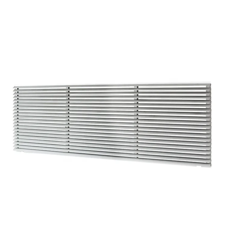 HVAC Ceiling Mounted Outdoor Aluminum Metal Louver Rectangle Ventilation Function Customizable Size Modern Design Graphic Design