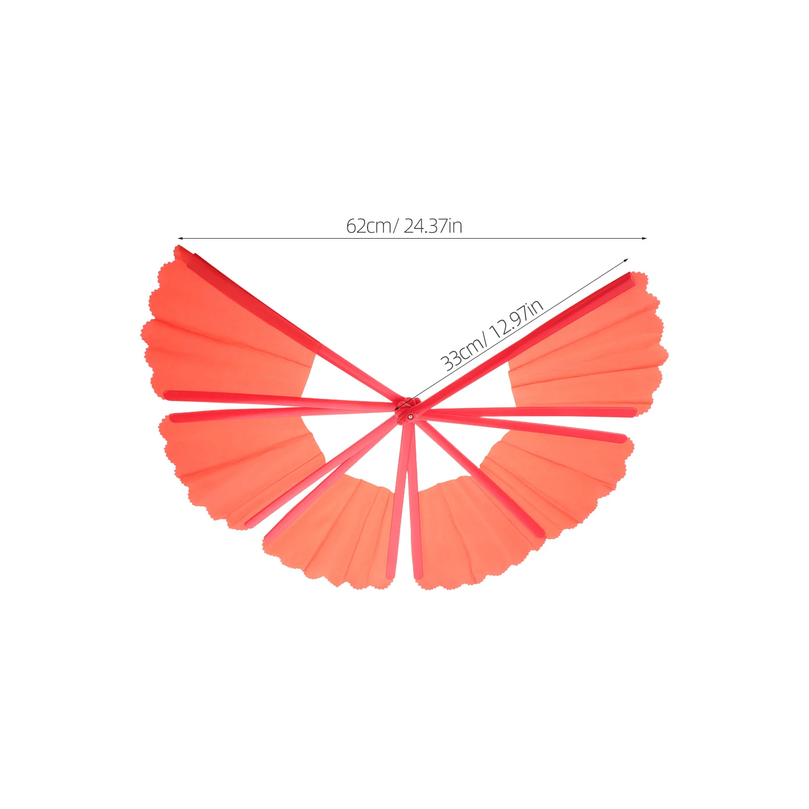 3 قطعة مروحة قابلة للطي محمولة باليد متعددة الألوان من القماش مستلزمات الحفلات ملحقات خدعة المروحة #4