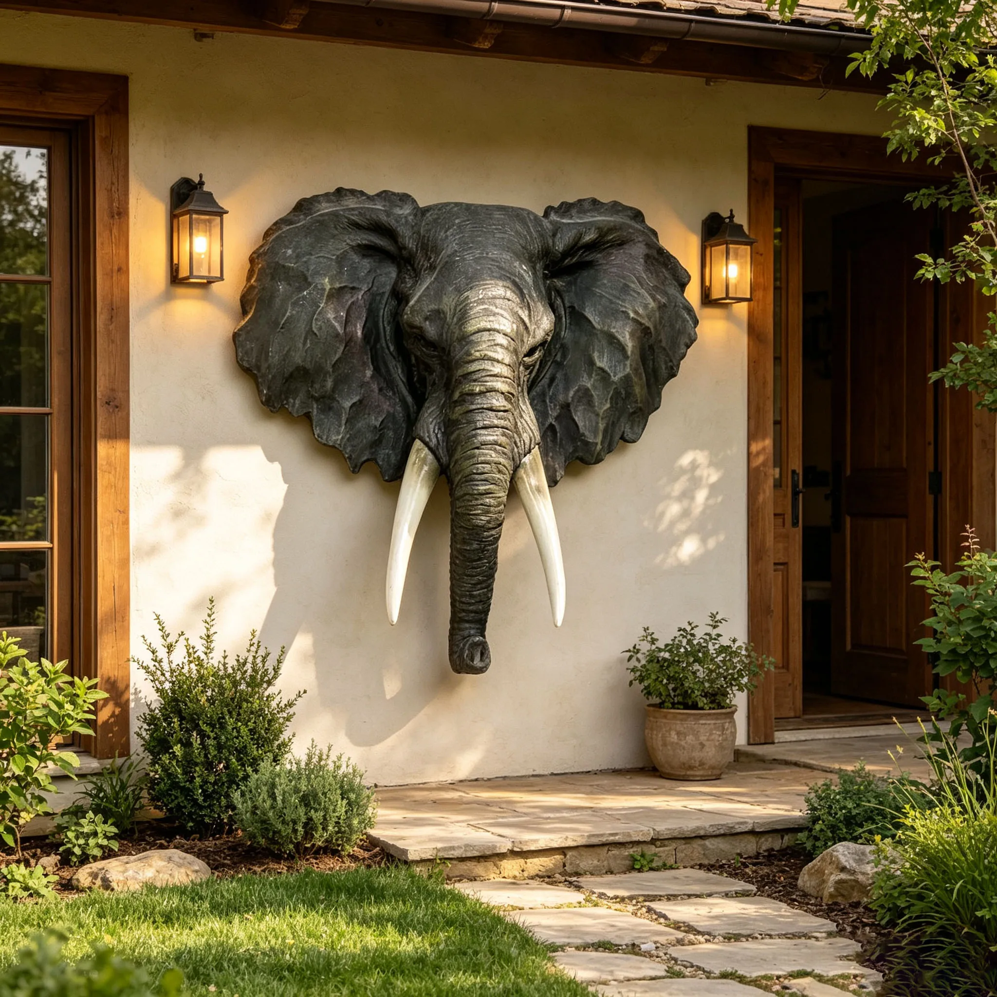 Escultura de Pared de Cabeza d - Resin Art Sculptures reseña y precio