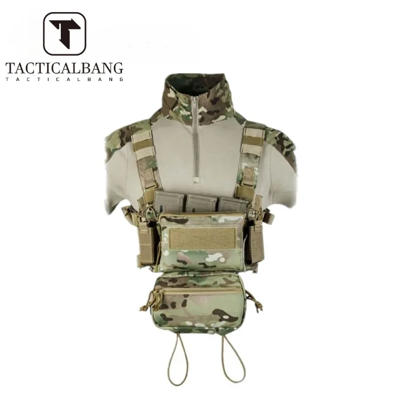 Tacticalbang | Tactical Micro Chest Rig Modular H Harness D3CR Funny Pack Hunting Pouches