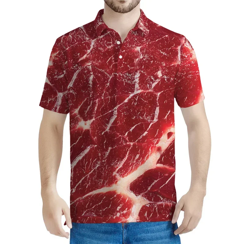 

2025 Men's Trendy Polo Shirt Casual Summer Refreshing Men's Top T-shirt Personality
