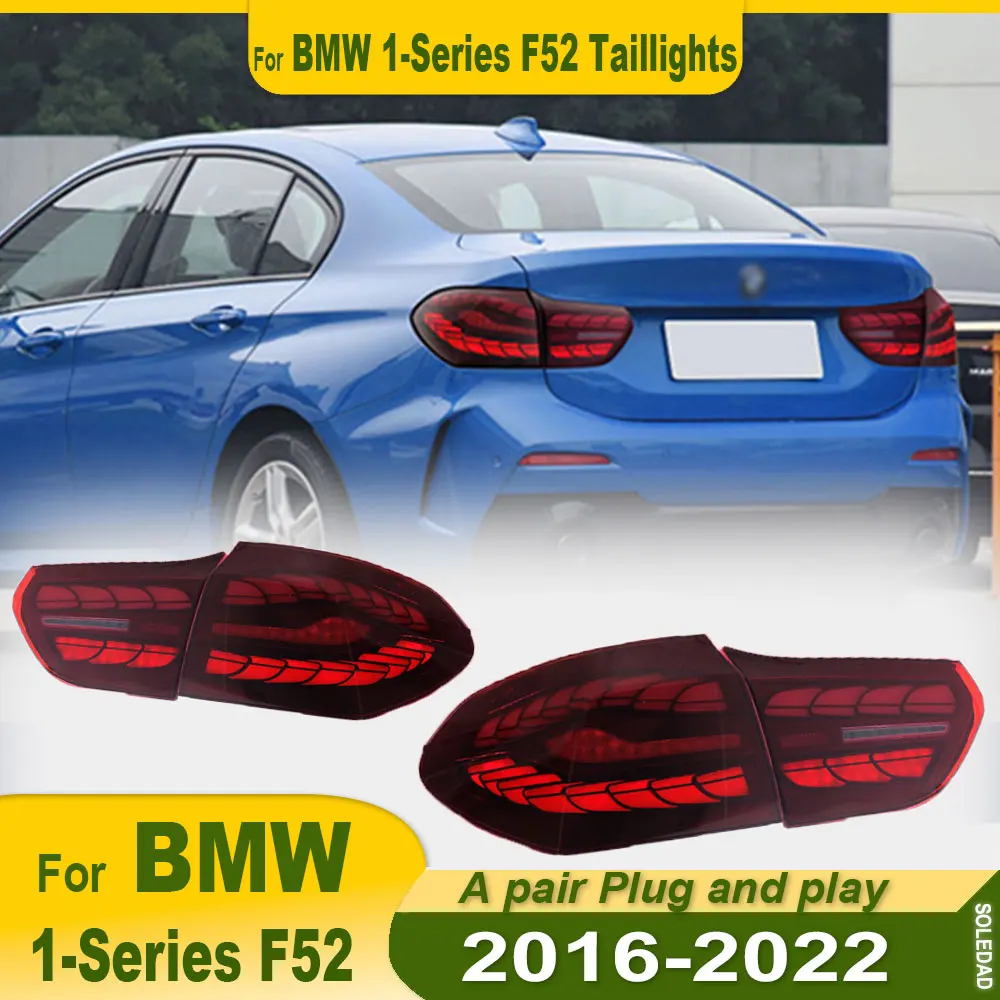 Pair Car Styling Tail Lamp for BMW 1-series F52 2016-2022 LED Tail Light DRL Brake Reverse Stop Lamp Automotive Accessories