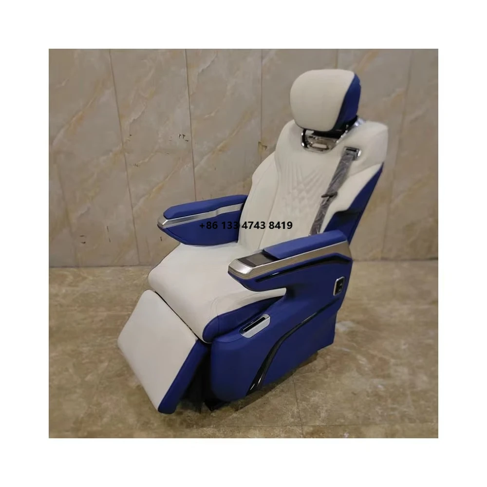 luxury electric reclining leather car seat with charging Manufacturer customized luxury bucket seat passenger car view 3