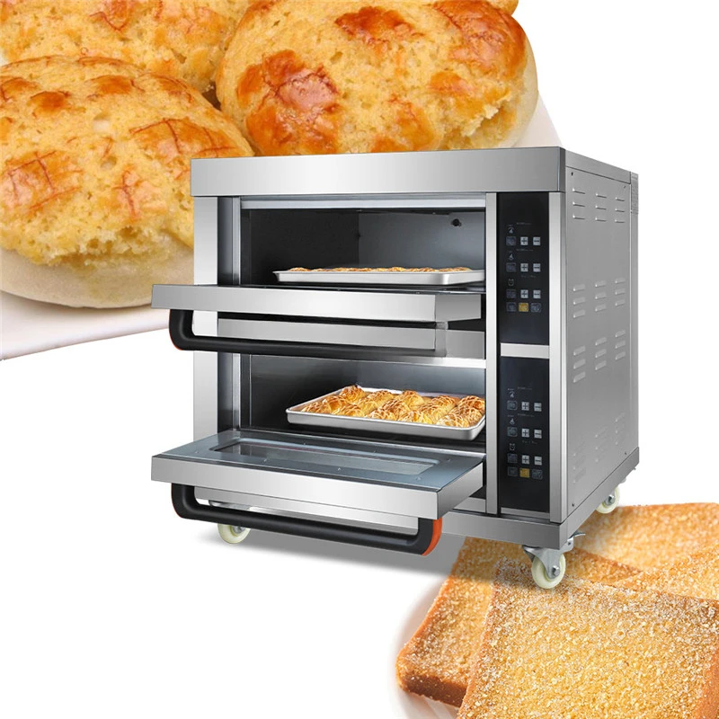 Stainless Steel Reflow Electric Baking Oven Bakery Home Chimney Cake Combi Rotary Halogen Oven Bread Maker