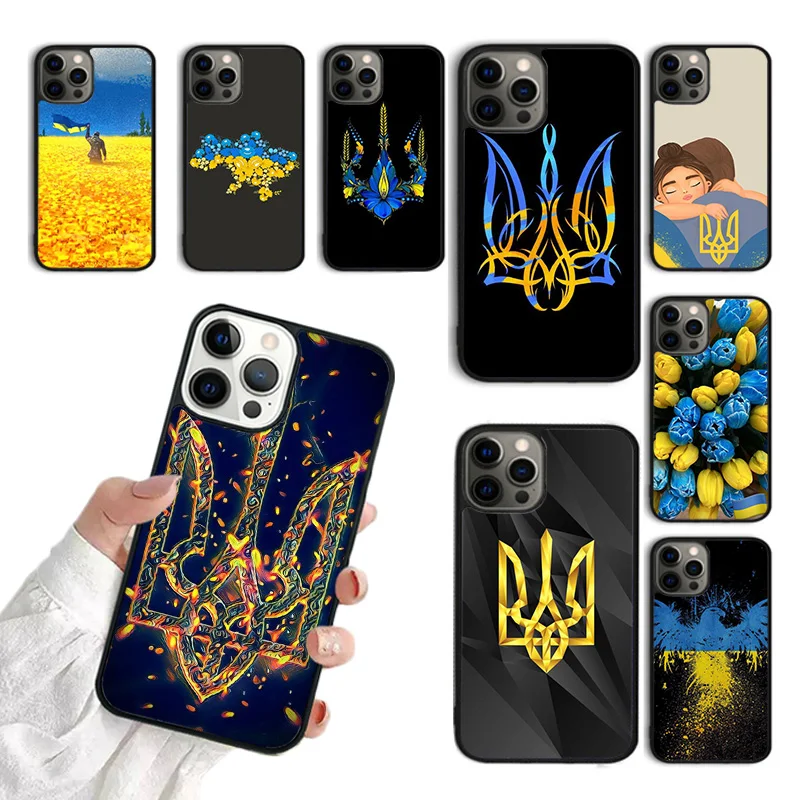 Чехол для телефона с флагом U-u-kraine для iPhone 15 16 SE2020 11 12 13 14 Pro Max Mini Cover для iPhone Max 6 7 8 Plus Fundas