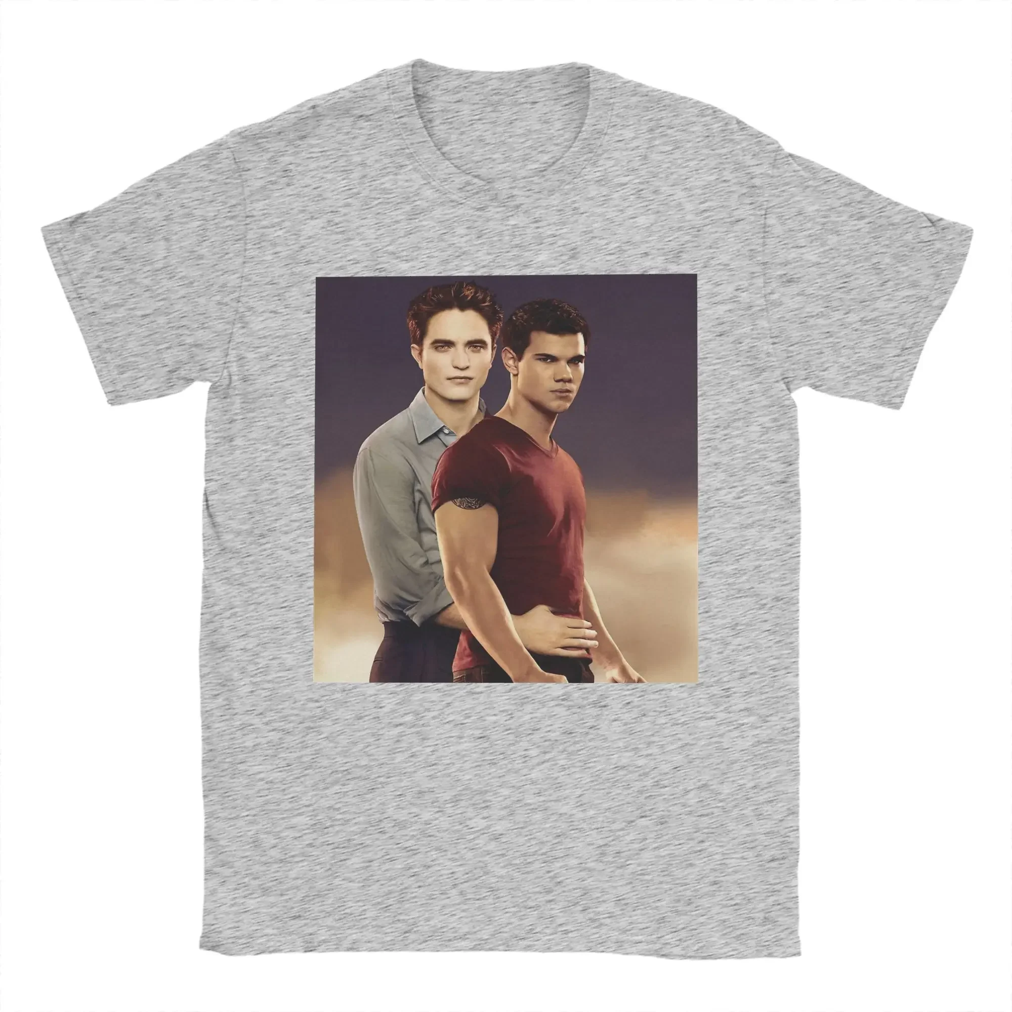 Twilight Saga Jacob Edward Graphic T-shirt Vintage Washed Movie Merch Harajuku Unisex Oversized Crew Neck Cotton Short Tee Tops