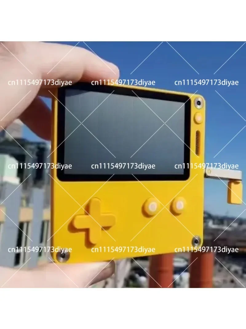Retro Mini Handheld Game Console 2.7-Inch Screen Portable Fun Creative Crank with Built-in Games
