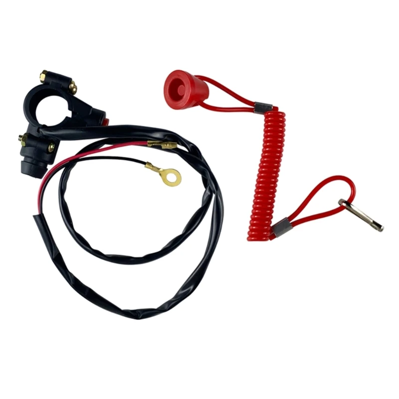 Emergency Stop Cut Off Boat withSafety Tether Lanyard For Motorcycle Dropship