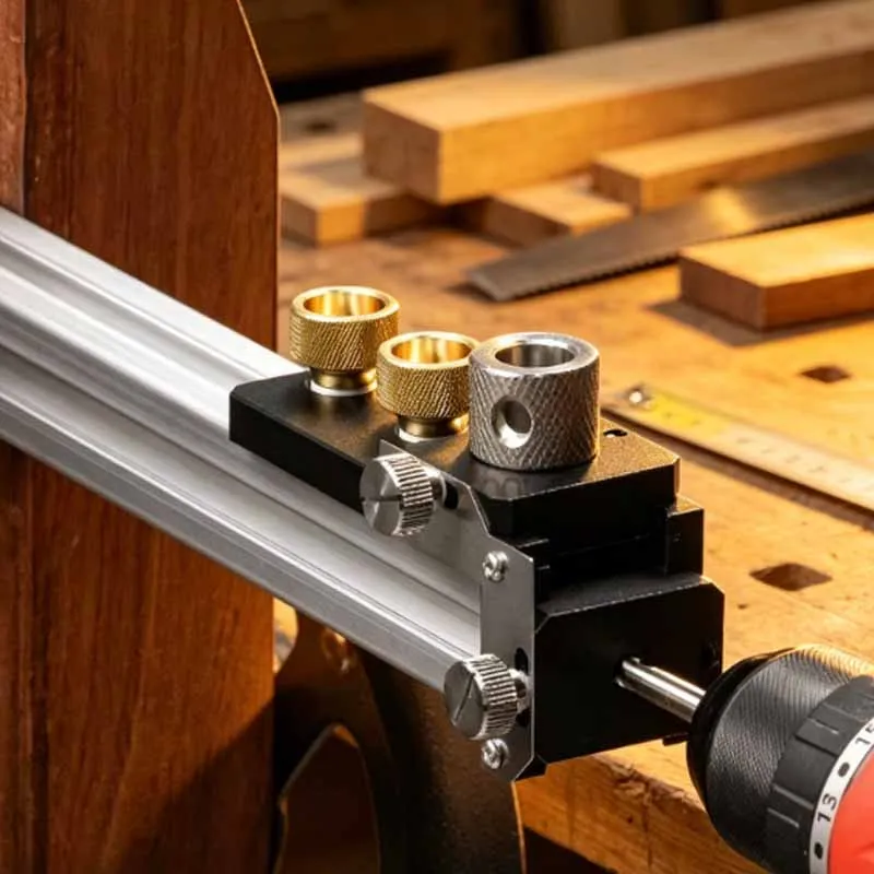 20/30/40 Aluminum Profile Track Drill Guide Punch Locator Drilling Jig Aluminum Profiles Tapping and Drilling Auxiliary Tool