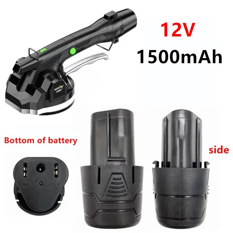 New 1500mAh Power Lithium Battery for Tile Laying Machine, Tile Pasting Machine Vibration Straightening Machine Accessories 12V