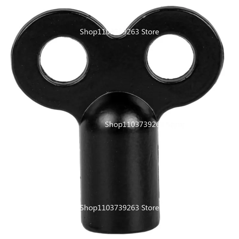 100PCS 5mm Black Radiator Exhaust Valve Four Corner Wrench Radiator Exhaust Valve Small Key Repair Accessories Tools