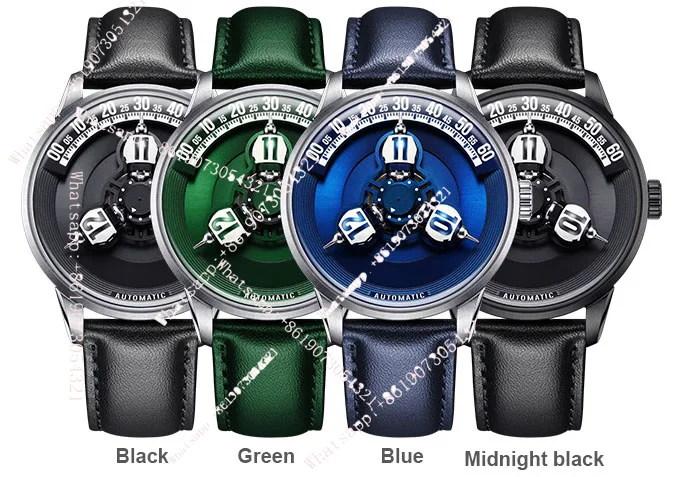 Private custom high-end Vortichron spherical three-dimensional star wheel mechanical watch