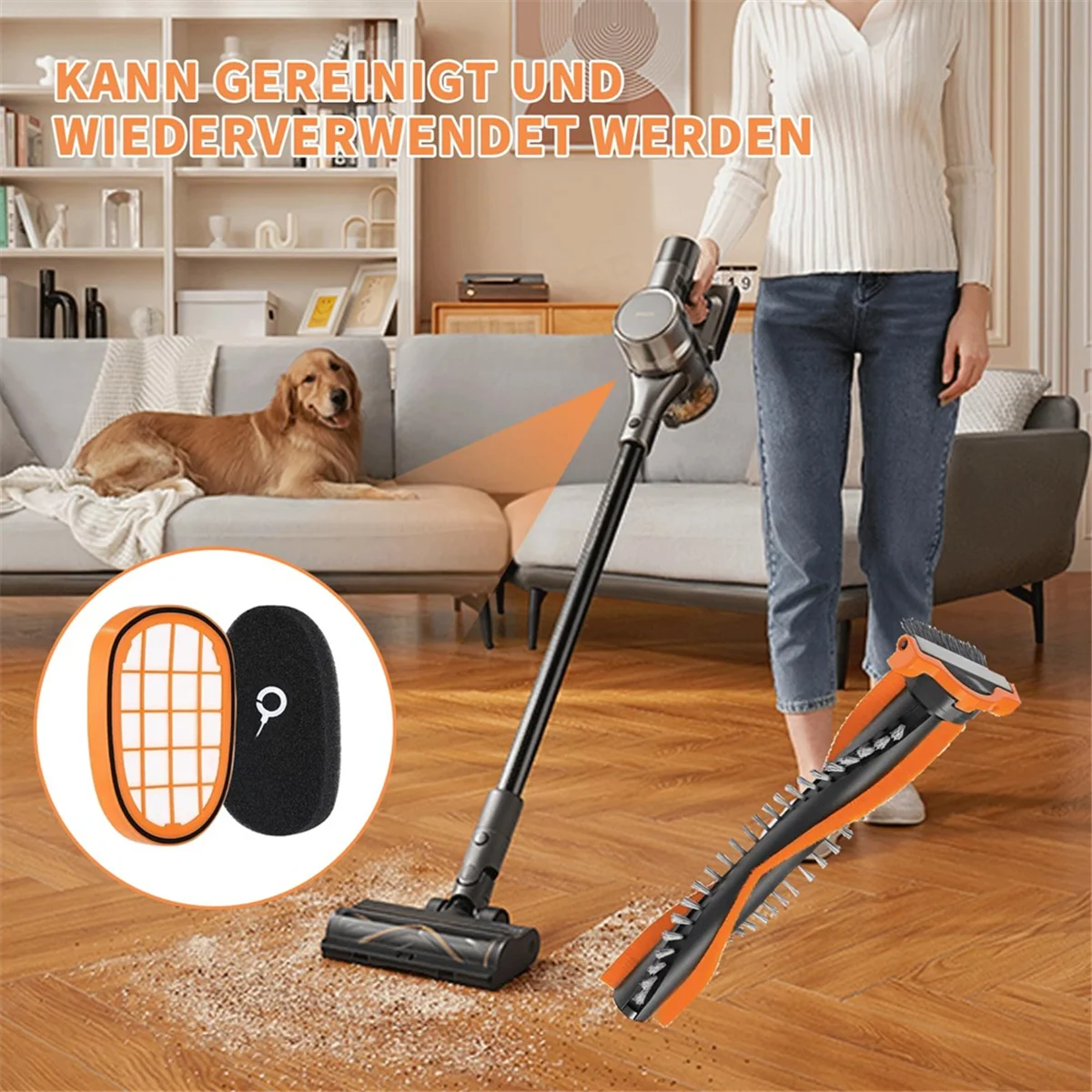 M17k para filtro de aspirador de pó philips speedpro max, escova de substituição de acessórios de aspirador de pó, para philips speedpro max