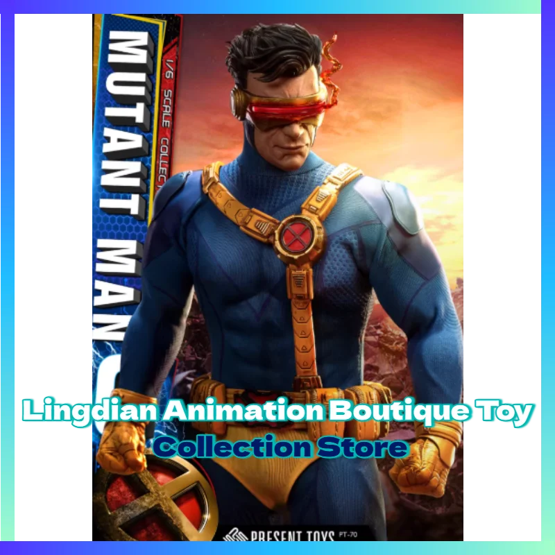 متوفر في المخزون MEZCO Ant Marvel X-Men Cyclops LED متوهجة PX طبعة محدودة نموذج الهاتف المحمول جنود فانتوم لعبة جمع هدية