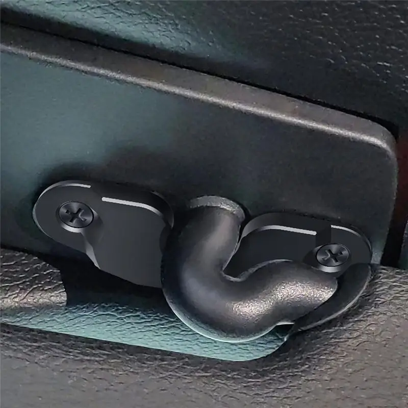Durable-Sun Visor Clip Repair Kit Aluminum Alloy Black Anodized Replacement For Jeep Wrangler JK 2018 JL Wrangler 2018