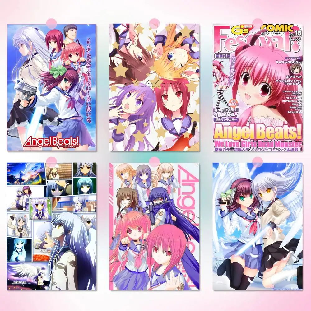 A-Angel beats Quick Space Lift Clean Wall Aesthetic Warm Wall Accent Minimalist Wall Hack Simple Wall Upgrade Poster