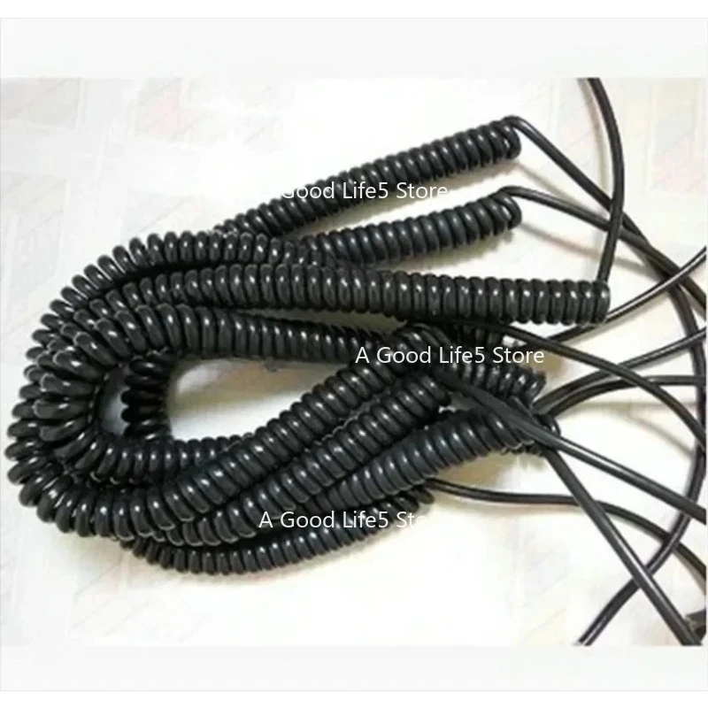 1pcs Apply To 12 15 16 17 18 19 21  Cores Spring Spiral Cable Coiled CNC Handheld Encoder Manual Pulse Generator MPG