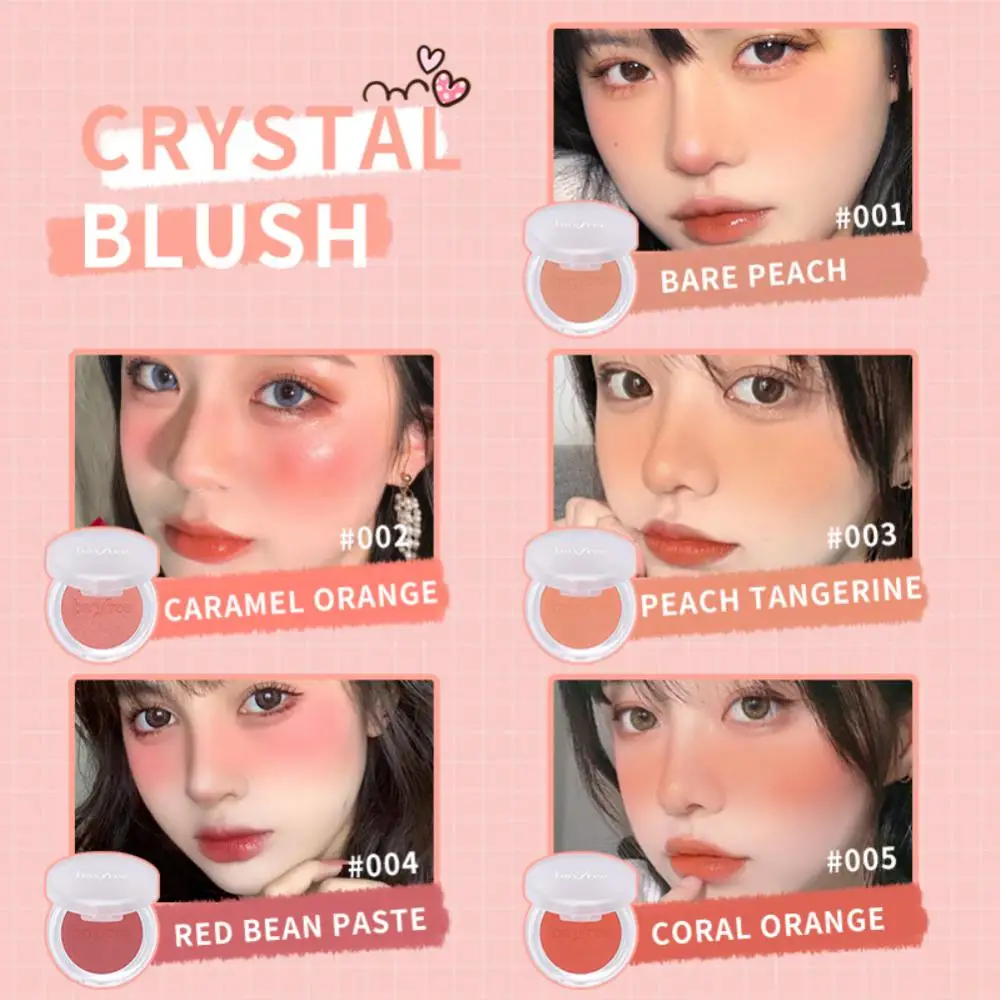 Brighten คอนซีลเลอร์ Long Lasting Face Mineral Pigment Cheek Powder Professional แต่งหน้า Matte Blush Blush Rouge Powder