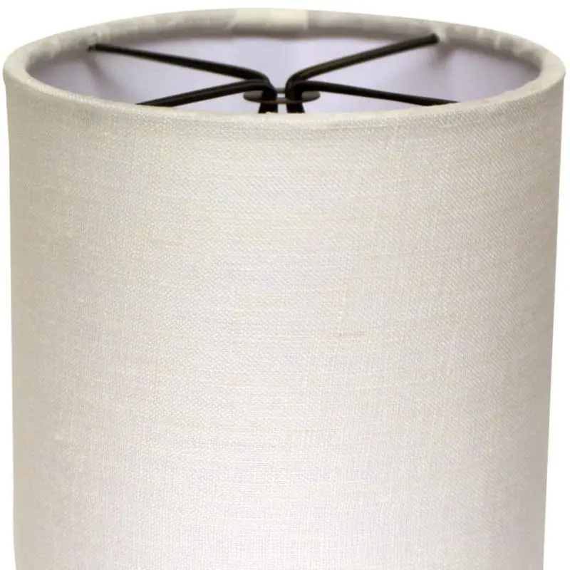 Drum Chandelier Lamp Shade with Double Flame Clip, Set of 6