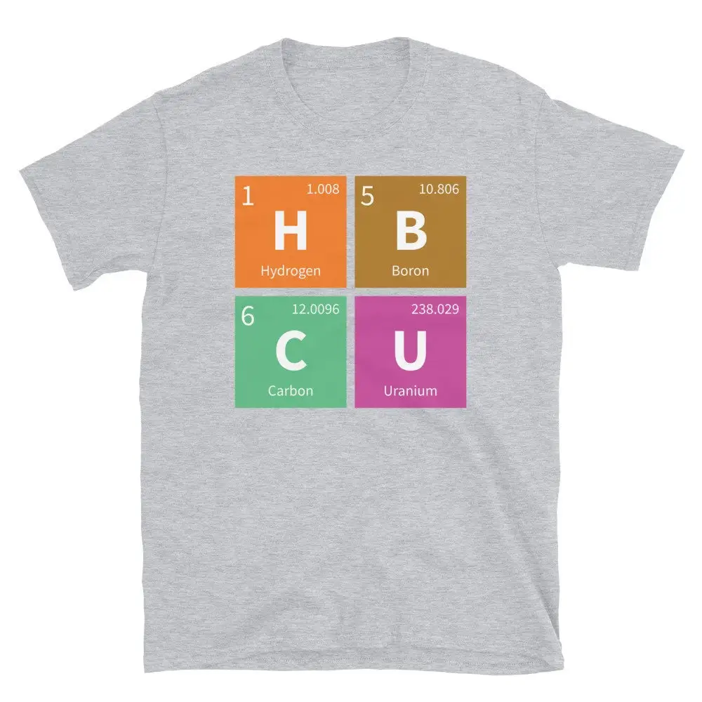 Historically Black College HBCU Periodic Table of Elements  T Shirt