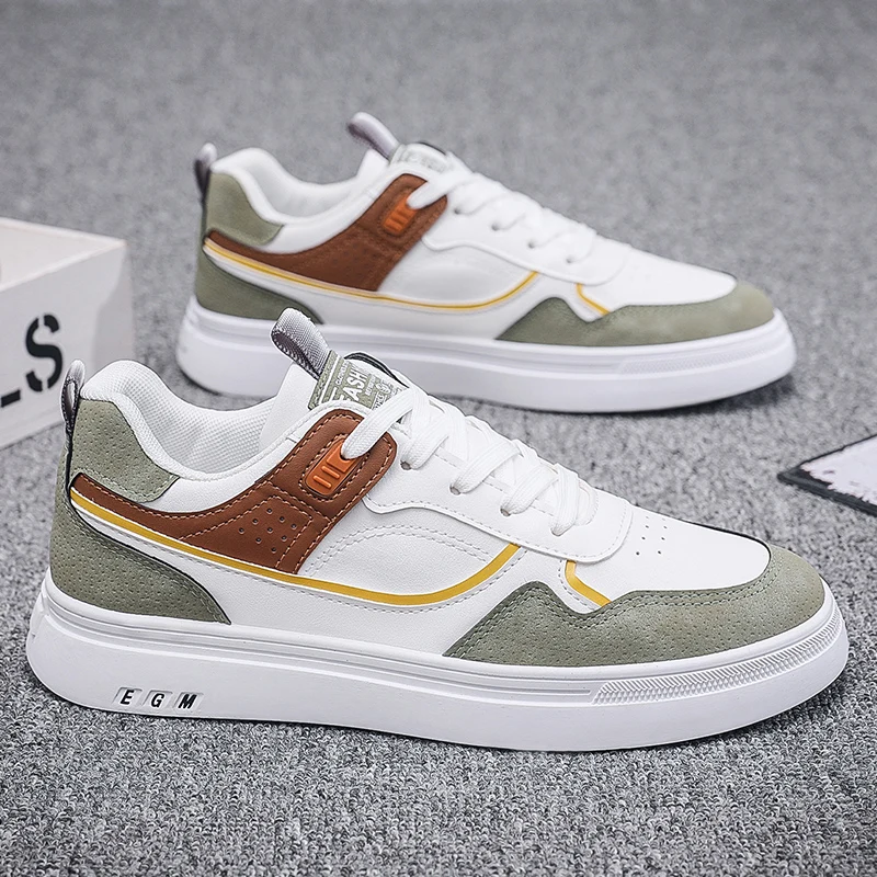 Explosive Style Men Casual Sneakers Four Seasons Trendy All-match Sport Shoes Male Minimalist Style Mens Dress Shoe Hard-Wearing