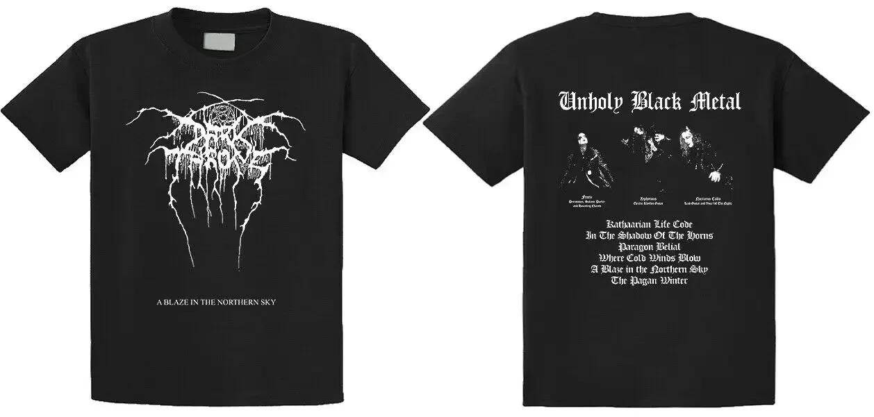 Darkthrone - A Blaze In The Northern Sky T-shirt,new, Ulver, Satyricon