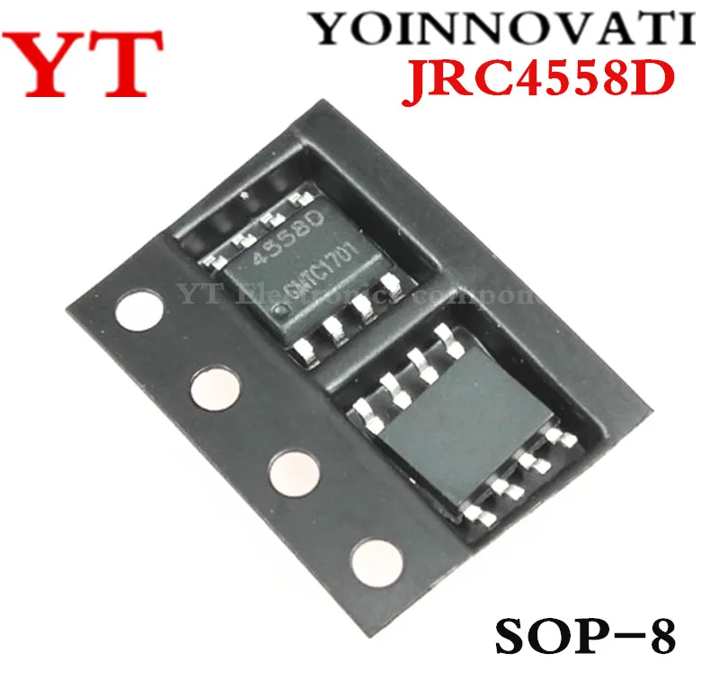 100pcs/lot JRC4558D JRC4558 NJM4558D 4558  SOP8 IC Best quality.