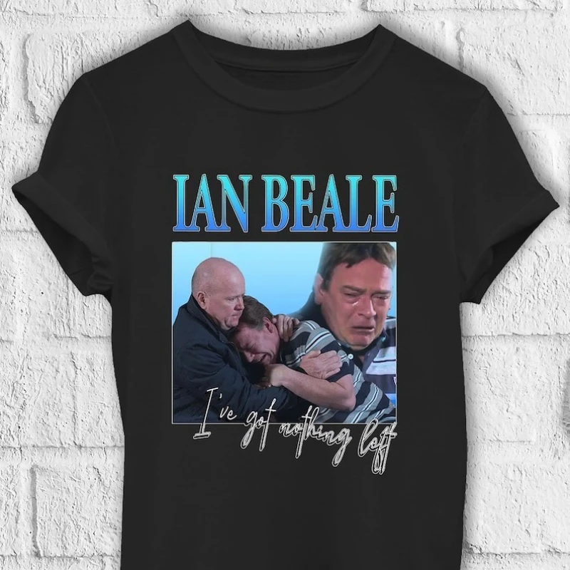 Unisex I Got Nothing Left Ian Beale béisbol hombres mujeres holgado novio regalo negro Humor impreso camiseta Tops camisa Regular