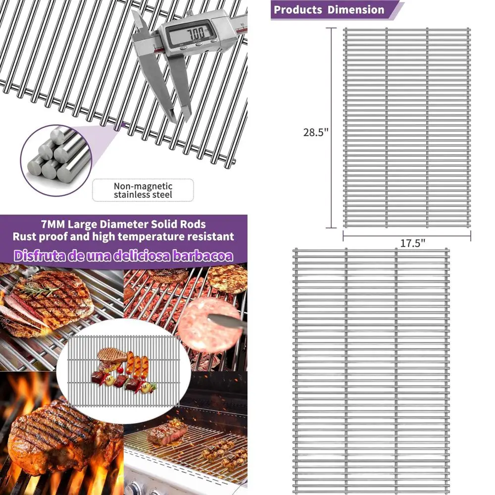 

28,5-дюймовые решетки для гриля Turbo с 4 конфорками