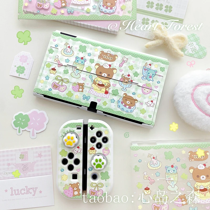 التصميم الأصلي الجديد Rilakkuma لطيف التبديل واقية قذيفة Switch2 قذيفة Oled لينة قذيفة Ns شقيقة لايت واقية قذيفة الهدايا