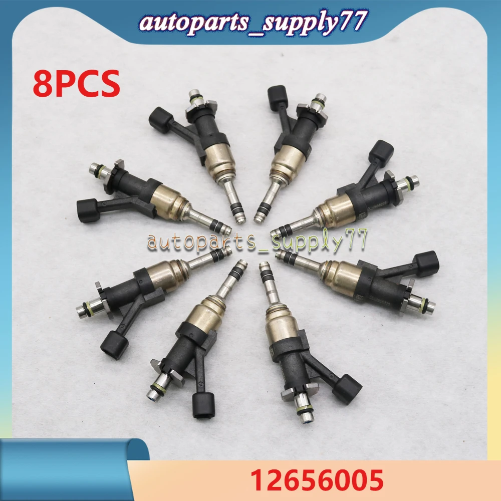 8PCS 12656005 For Chevrolet Cheyenne Silverado 1500 Silverado 2500 Suburban Tahoe GMC Sierra 1500 Yukon Yukon Xl Fuel Injectors