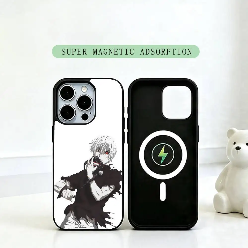 Tokyo Ghoul Kaneki Ken Anime  Phone Case For iPhone17,16,15,14,13,12,11 Plus,Pro Compatible with magnetic wireless charging