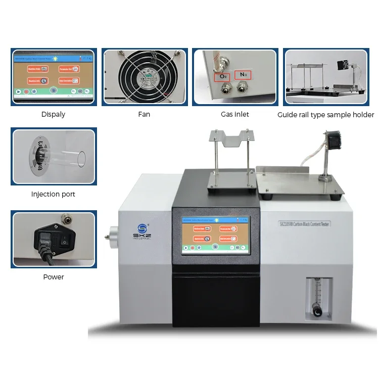 SKZ1059B Rubber Industry Carbon Black Content Tester/Carbon Black Content Testing Machine