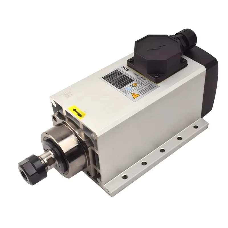 3.5kw Spindle 220V 18000rpm GDF53-18Z/3.5 Air Cooled Spindle Motor with Flange for Engraving Cutting MDF Plywood Wood