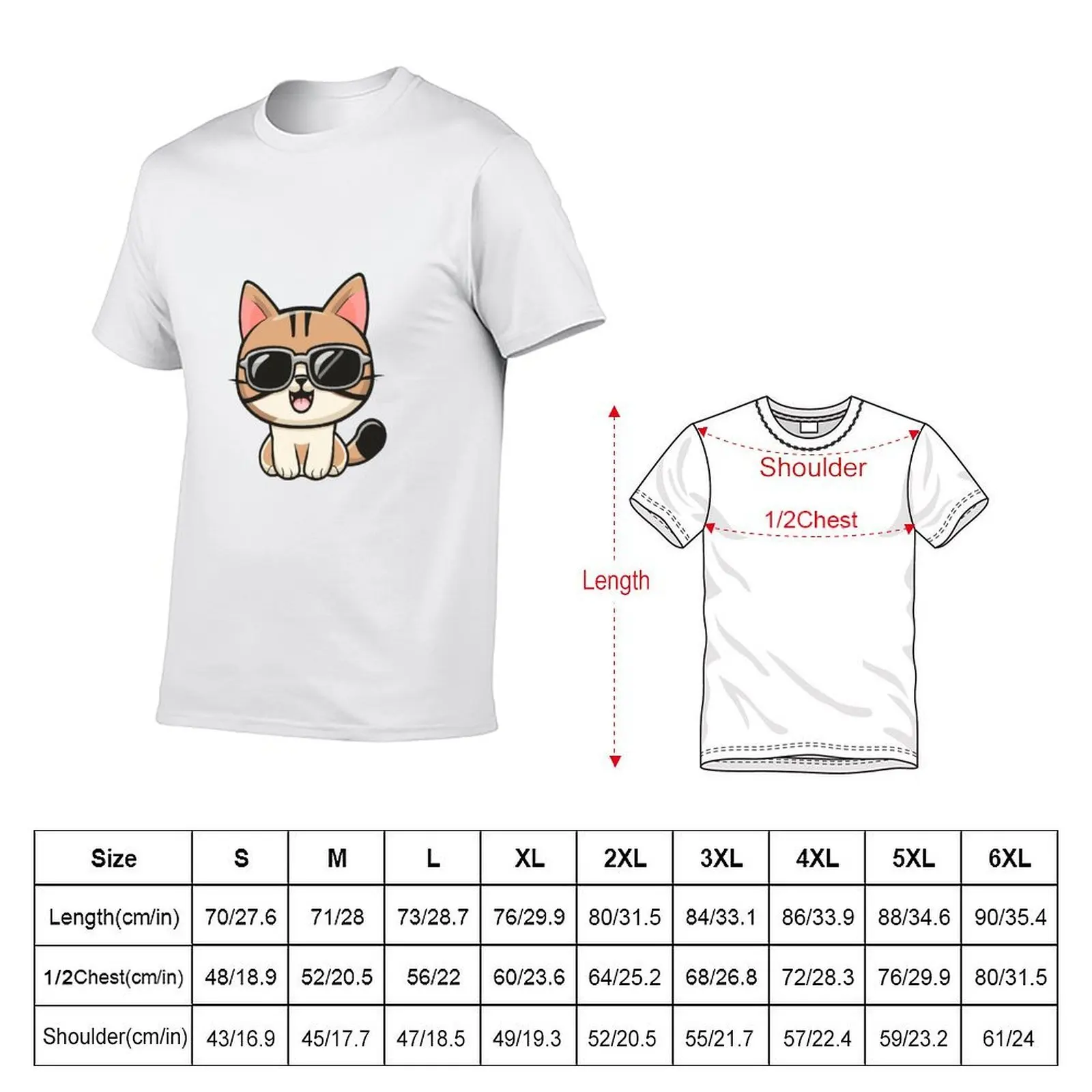 Cutie Kitty T-Shirt t shirt man plain cotton t shirt man T-Shirt
