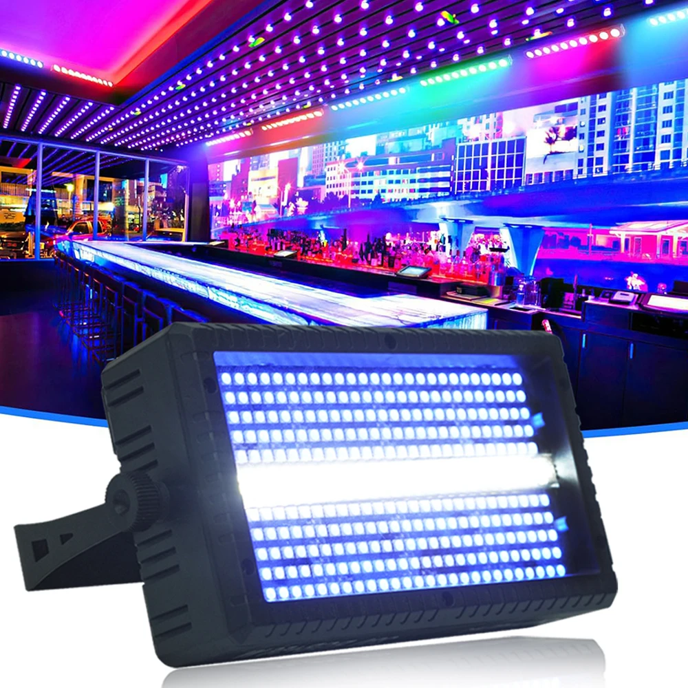 60W Stage Strobe Light LED Par Light RGB 3in1 8 Partition 4 Partition Strobe Light Super Bright DJ Party Wedding Bar Stage Light