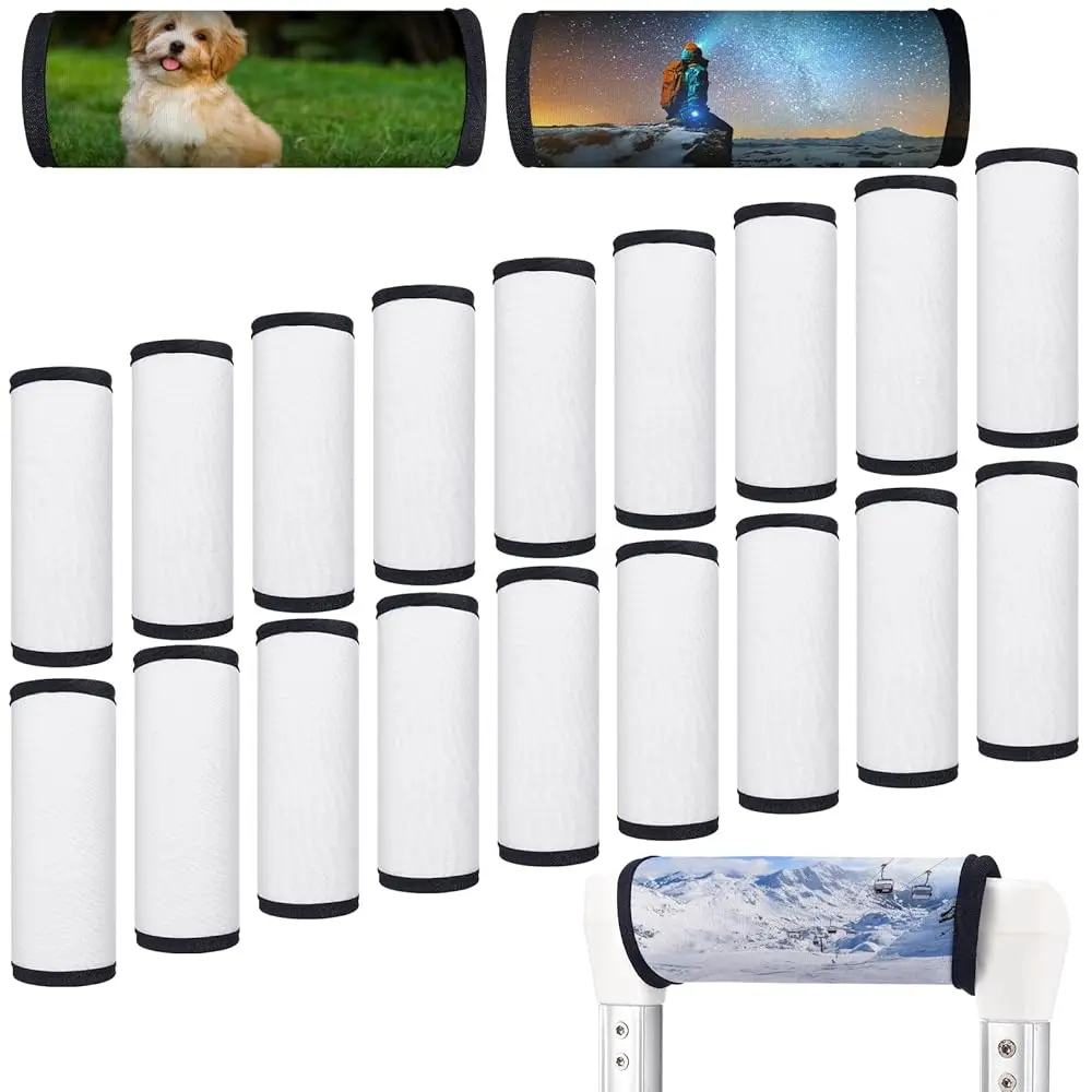 

Sublimation Luggage Handle Wrap Bulk Personalized Luggage Handle Wrap for Travel Cute Luggage Tag Identifiers Marker Travel
