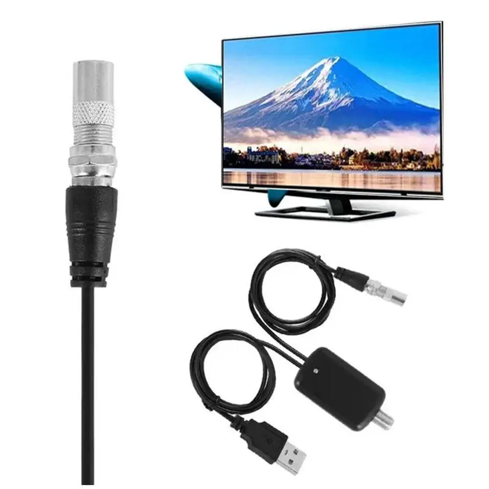 Amplificador de antena de TV Digital UHD, amplificador de señal, amplificador de señal baja, señal de señal HDTV, receptor de recepción de ruido de alta ganancia de TV E6D9