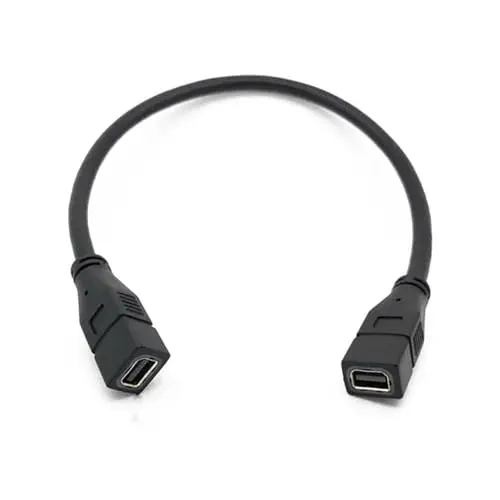 cabo-de-extensao-mini-displayport-femea-para-femea-reto-para-transmissao-de-sinal-30cm