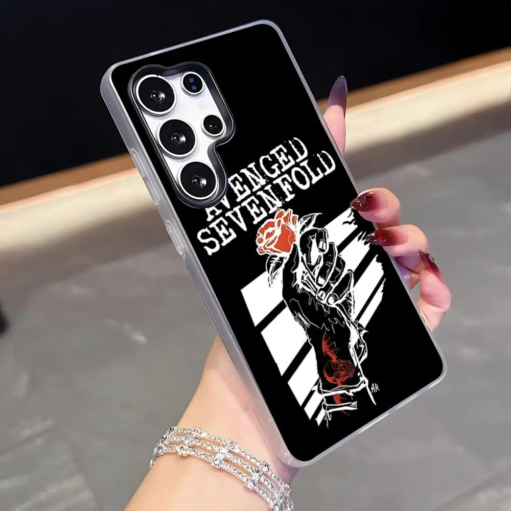 Avenged Sevenfold Phone Case For Samsung S26 S25 Plus S24 Plus S22 Ultra S23 FE S21 Plus S21 Ultra Jelly Cover