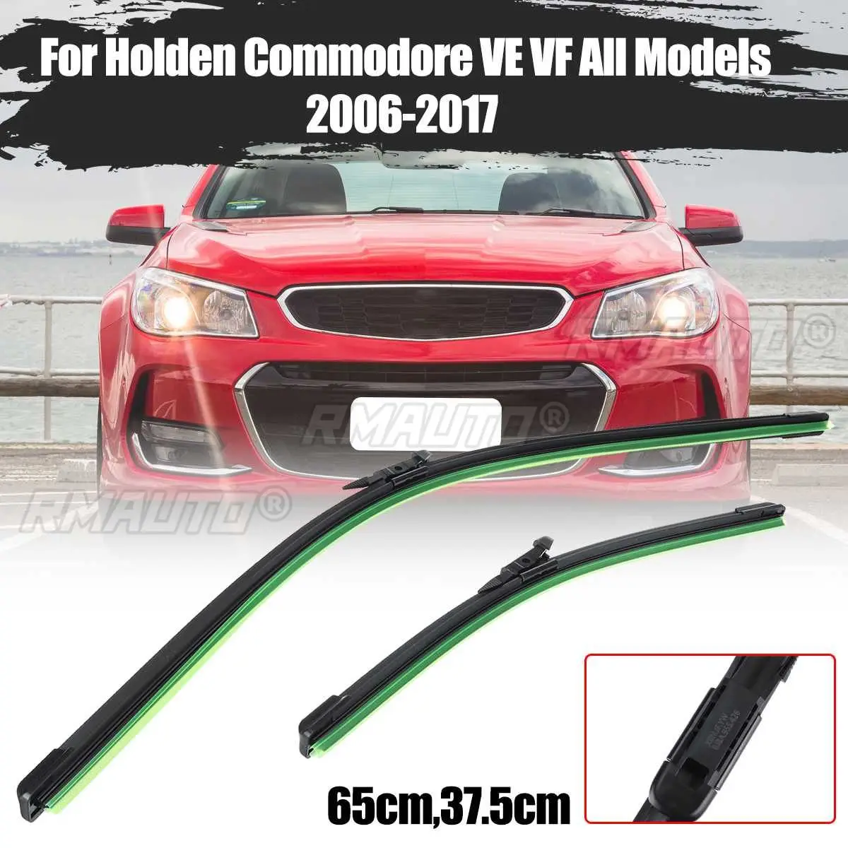

Car Wiper Blade for Holden Commodore VE VF 2006-2017 Windshield Rubber Front Window Wiper 26"+15" Accessories 92219231,92219232