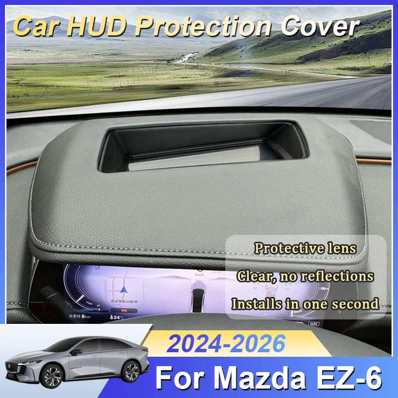 

Автомобильный защитный чехол HUD для Mazda EZ-6 J90A 2024 2025 2026, антибликовый экран, устойчивый к царапинам, автозапчасти
