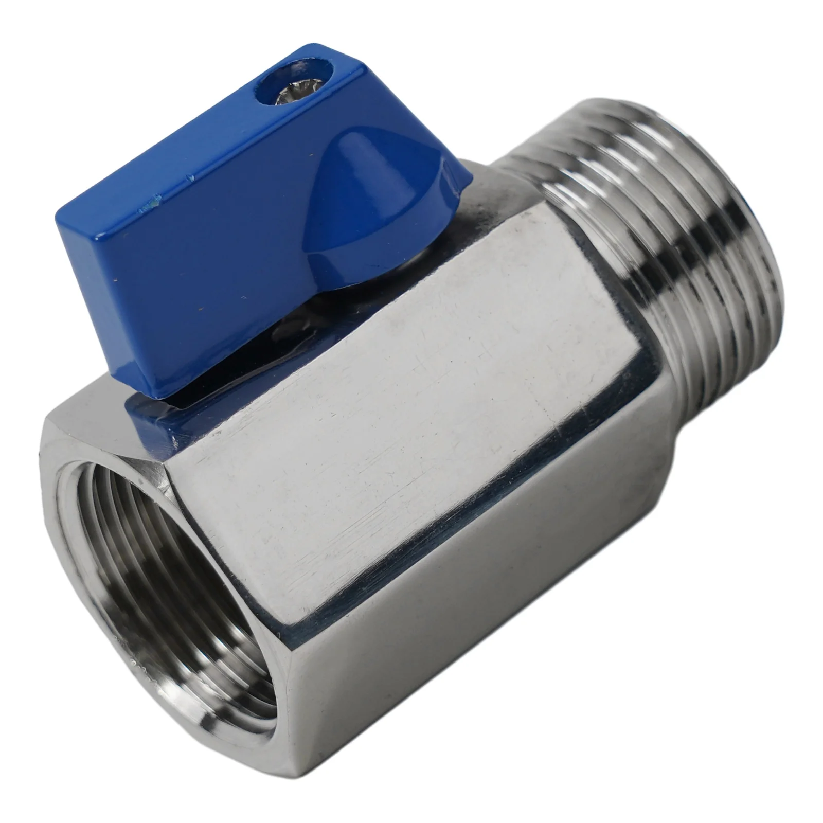 Bidirectional Flow Valve Small Ball Valve 3 4in Blue Control Valve Spherical Disc Control Normal Temperature Range