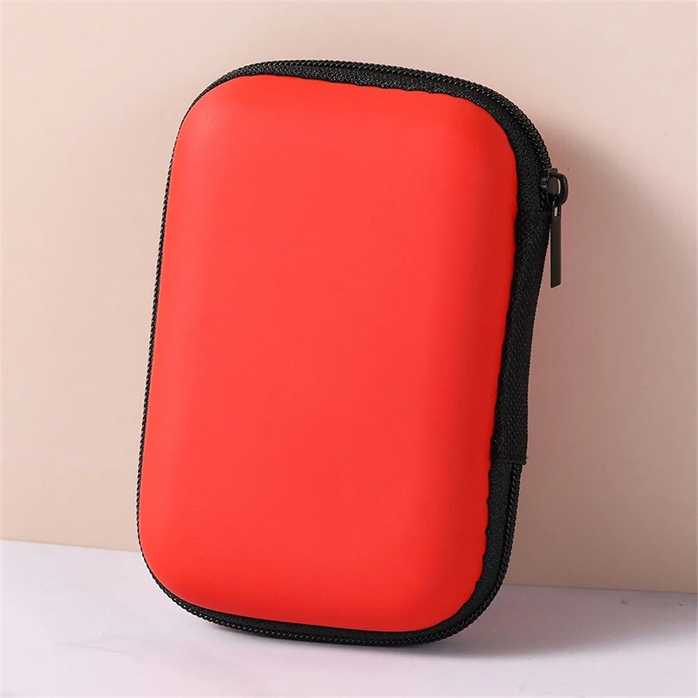 Kopfhörer-Aufbewahrungstasche Handy-Ladegerät Datenkabel-Schutztasche Datenkabel USB-Stick Reise-Tragbare EVA-Reißverschlusstasche