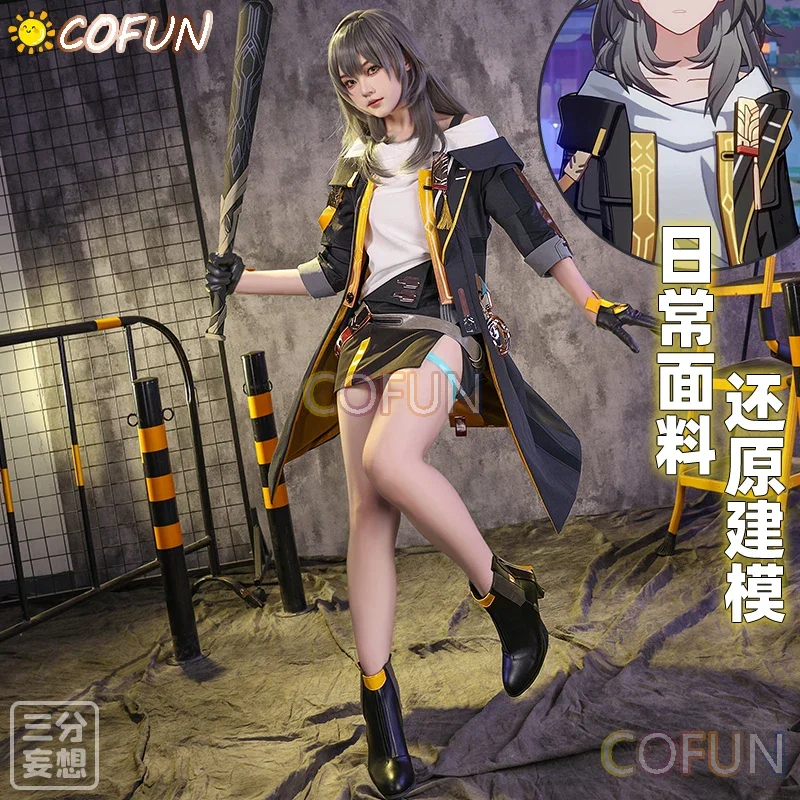 COFUN [Angepasst] Spiel Honkai:Star Rail Trailblazer Caelus Cosplay Kostüm Halloween Outfits Männer Neue Anzug Uniform