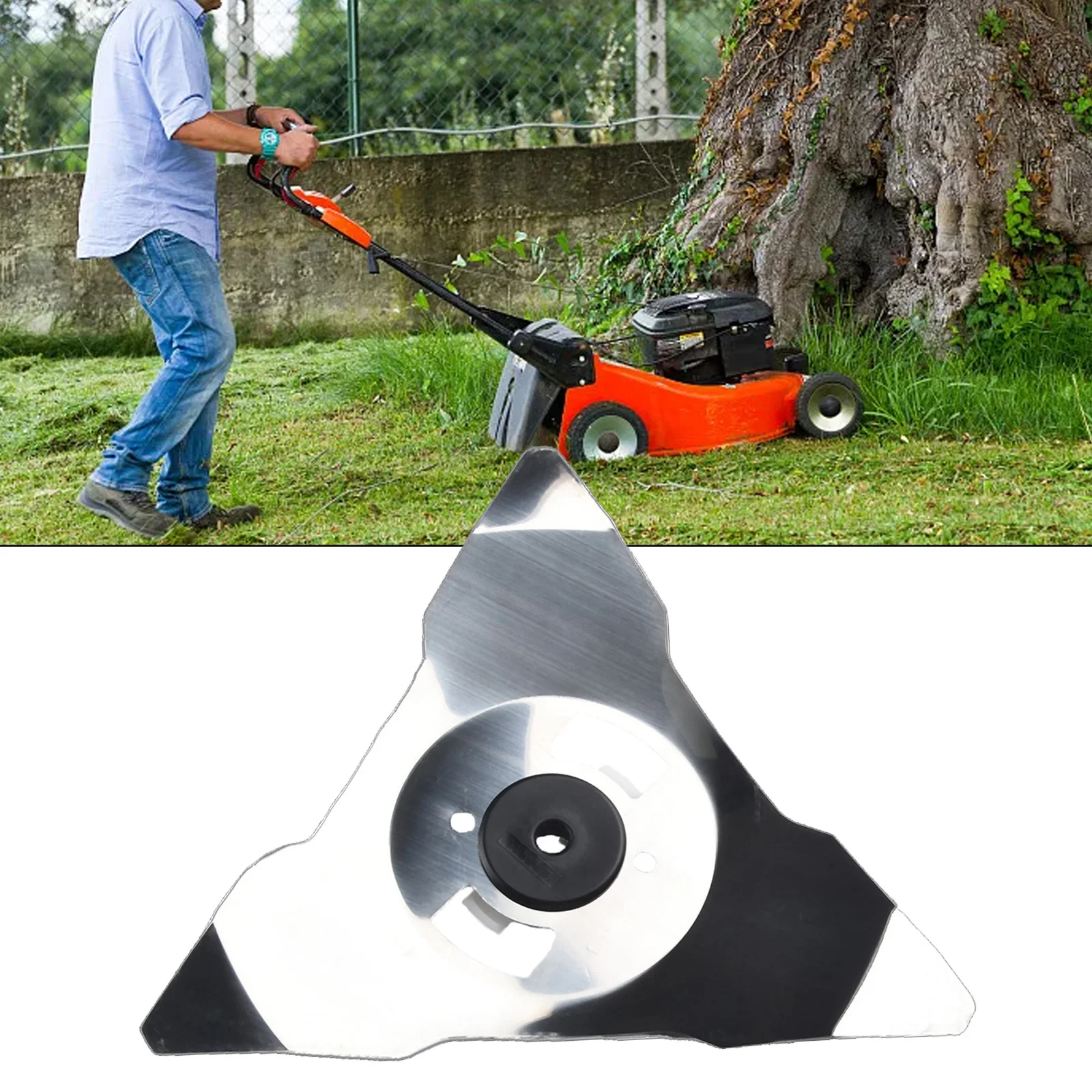 

1 Set Blades Sliver Stainless Steel Brand New Home Garden Lawn Mower Parts Longevity Optimal Cut Easy Installation