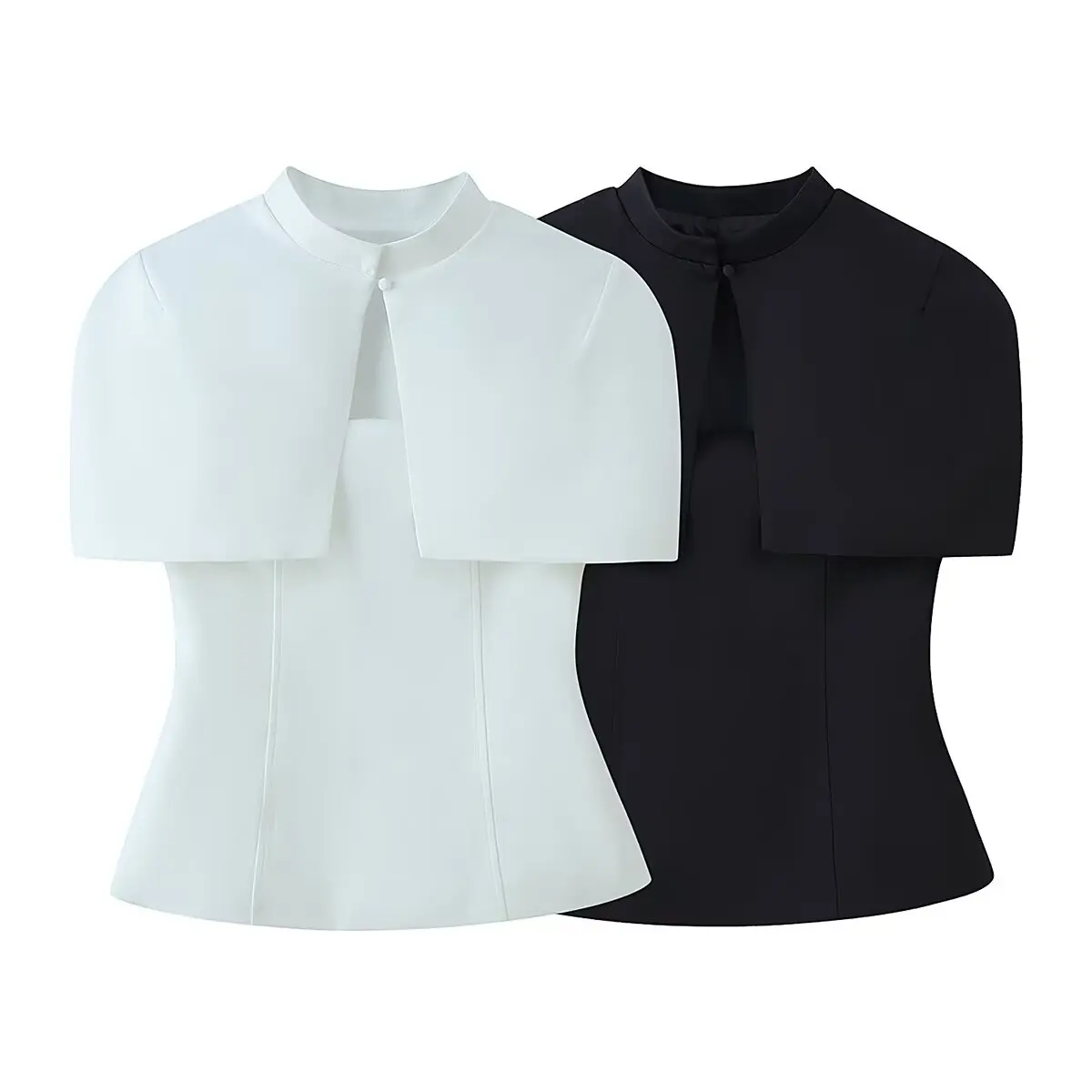 

WOMEN 2026 Summer New Fashion Strapless Shawl Two-piece suit Retro Casual Chic Female set woman 2 pieces