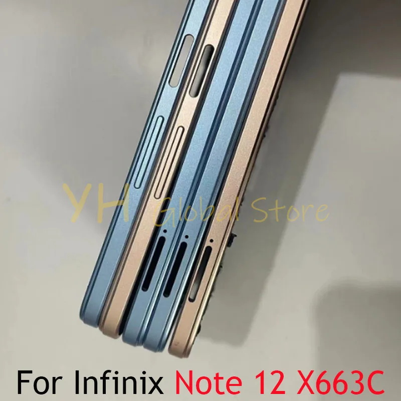 Middle Frame For Infinix For Infinix Note 11 X663 X663B 12 X663C X663D LCD Middle Frame Holder Housing Replacement Repair Parts